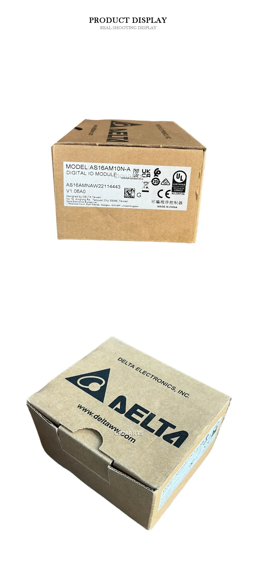 Delta AS16AM10N-A Digital IO Module Description