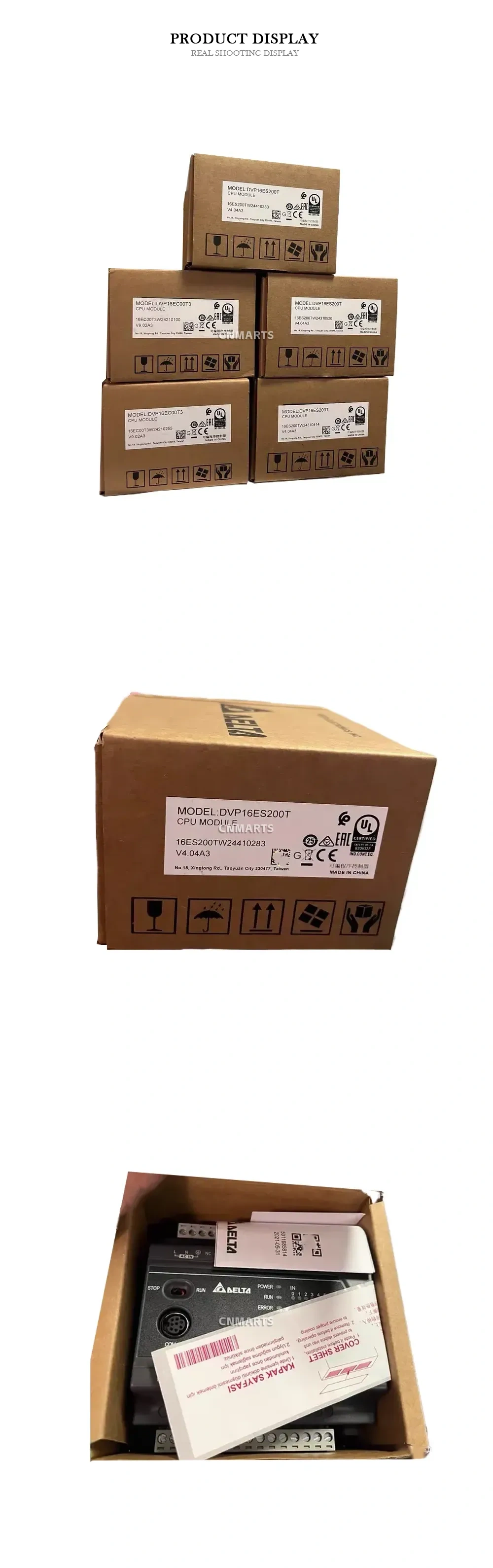 Delta DVP16ES200T PLC CPU Module Description