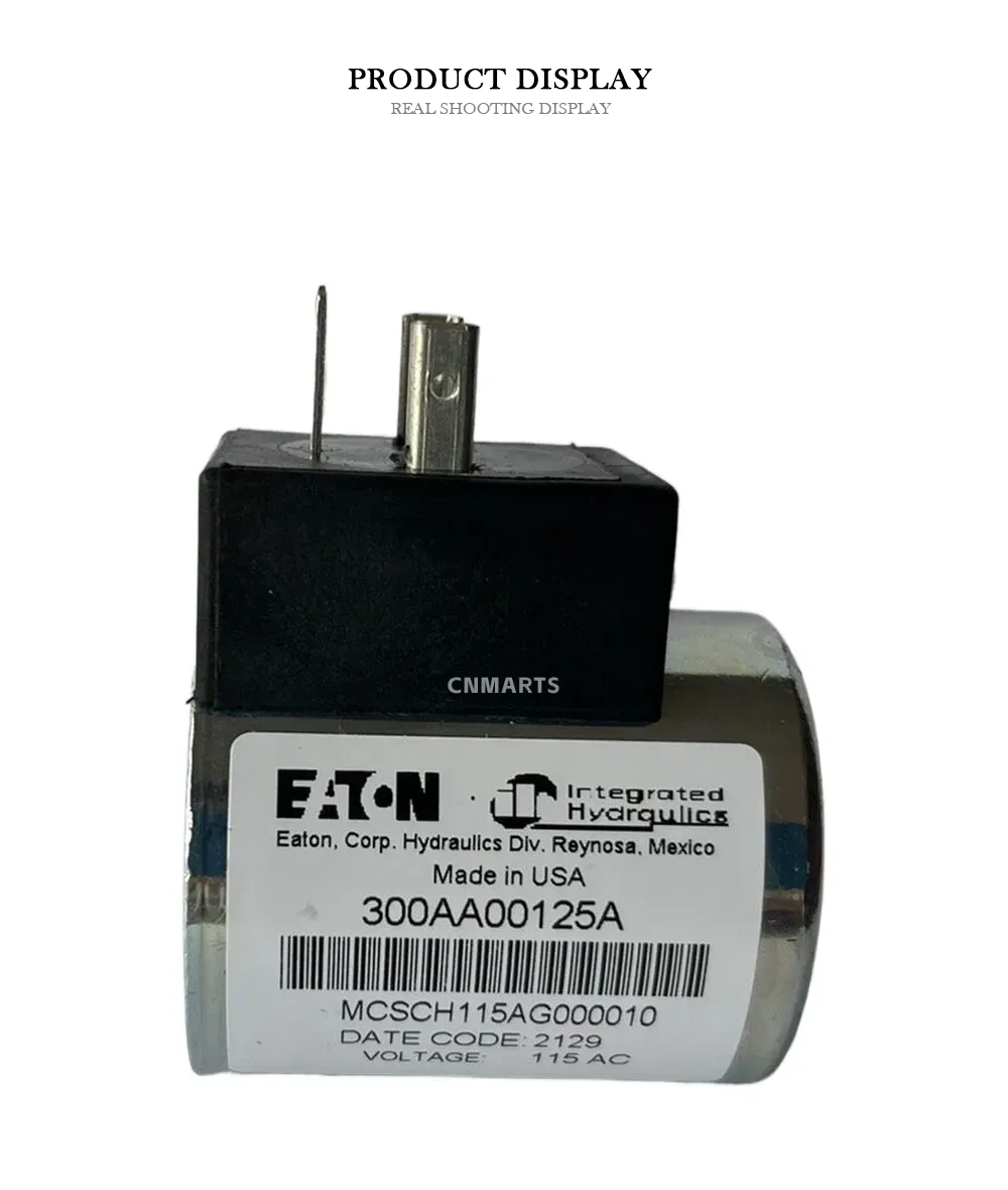 Eaton 300AA00125A Hydraulic Solenoid Coil Description