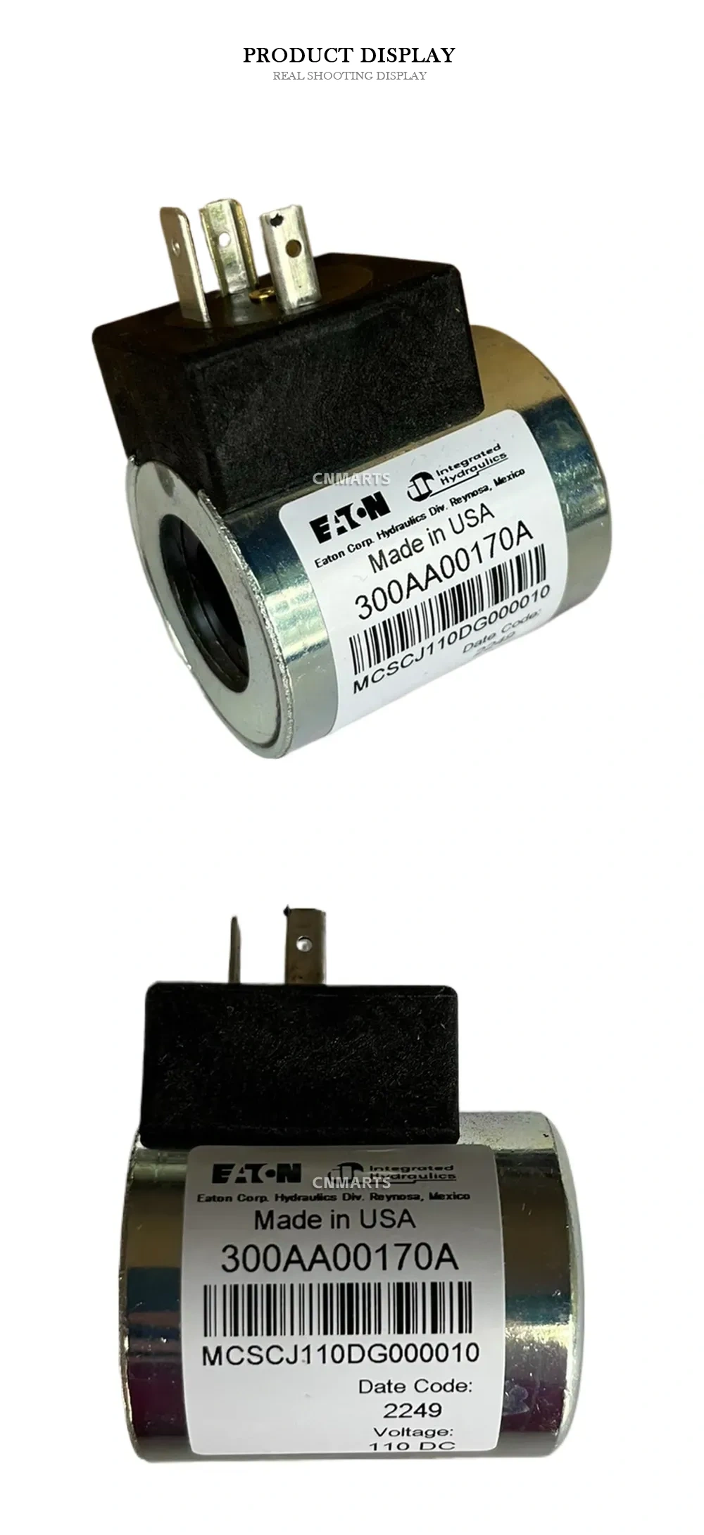 Eaton 300AA00170A Solenoid Coil Description