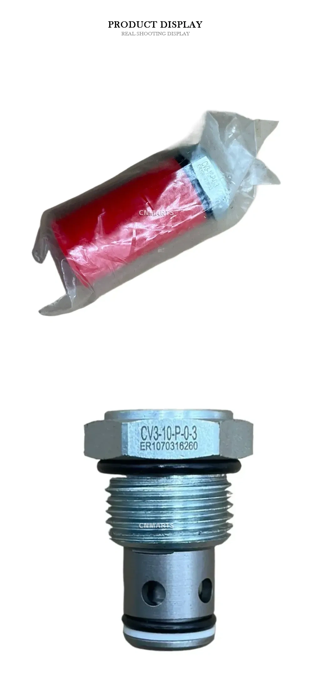 Eaton CV3-10-P-0-3 Hydraulic Cartridge Valve Description