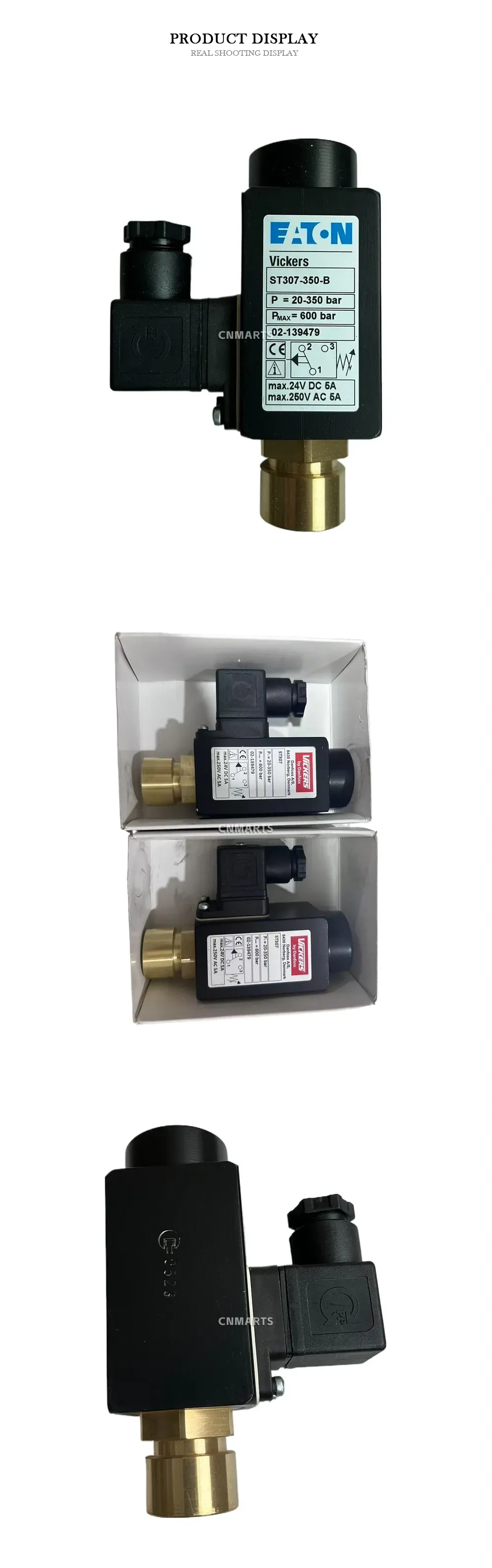Eaton Vickers ST307-350-B Hydraulic Pressure Switch Description