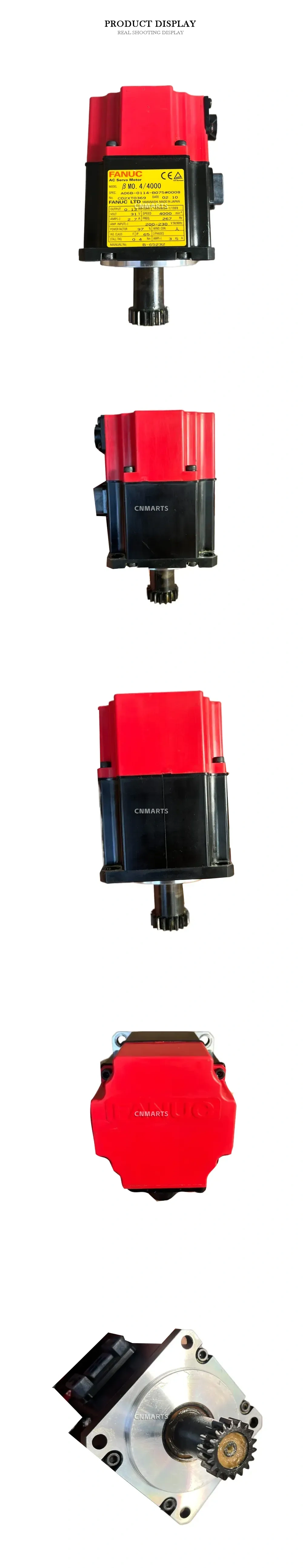 FANUC β MO. 4/4000 AC Servo Motor Description