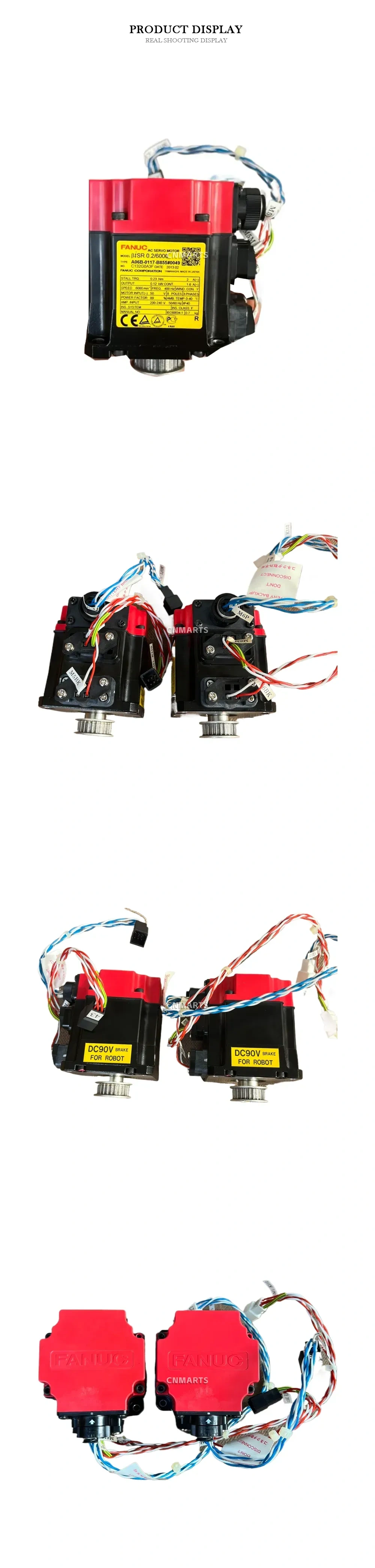 FANUC βiSR 0.2/6000 AC Servo Motor Description