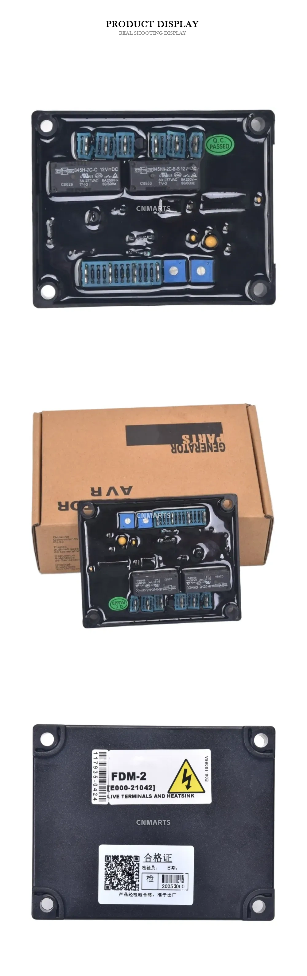 FDM-2 Generator Automatic Voltage Regulator (AVR) Description