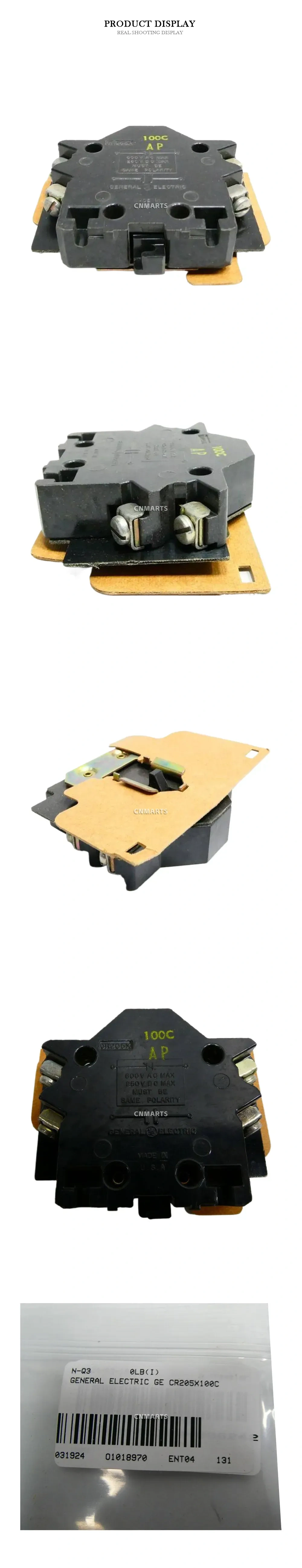 General Electric CR205X100C Auxiliary Contact Assembly Description