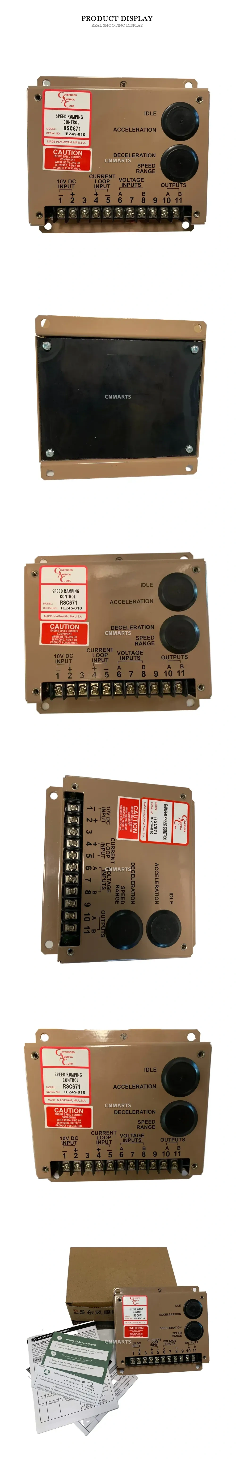 Governors America Corp. RSC671 Speed Ramping Control Description