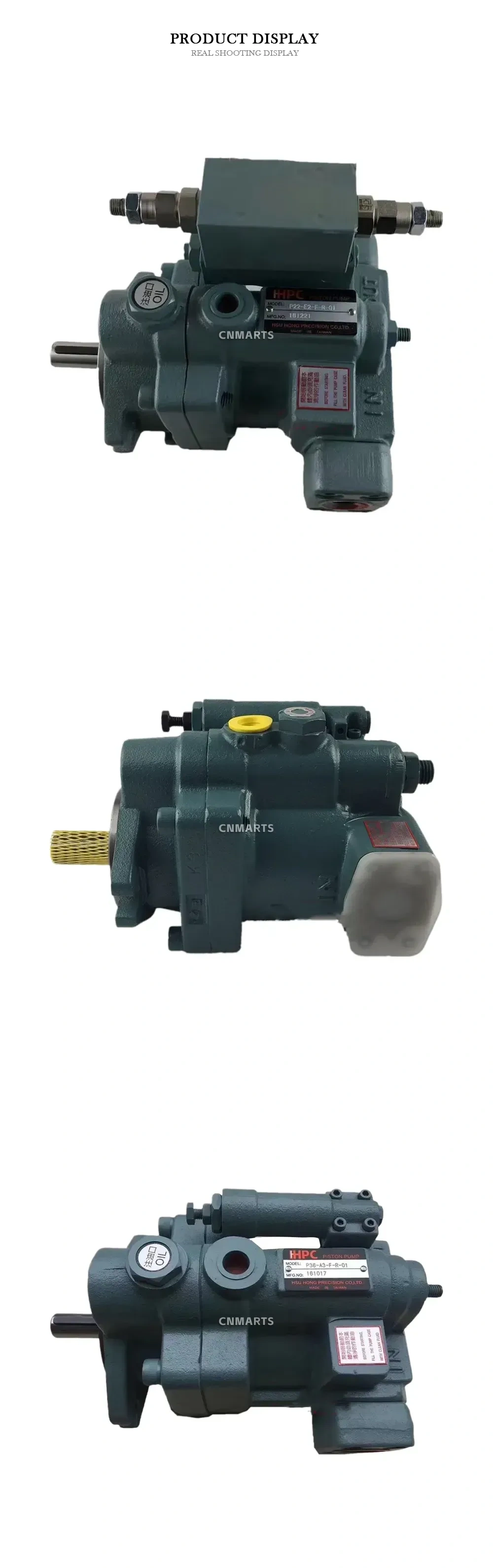 HPC P22-E2-F-R-01 Hydraulic Piston Pump Description