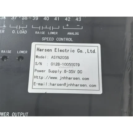 Harsen ASYN205B Generator Speed Control Unit