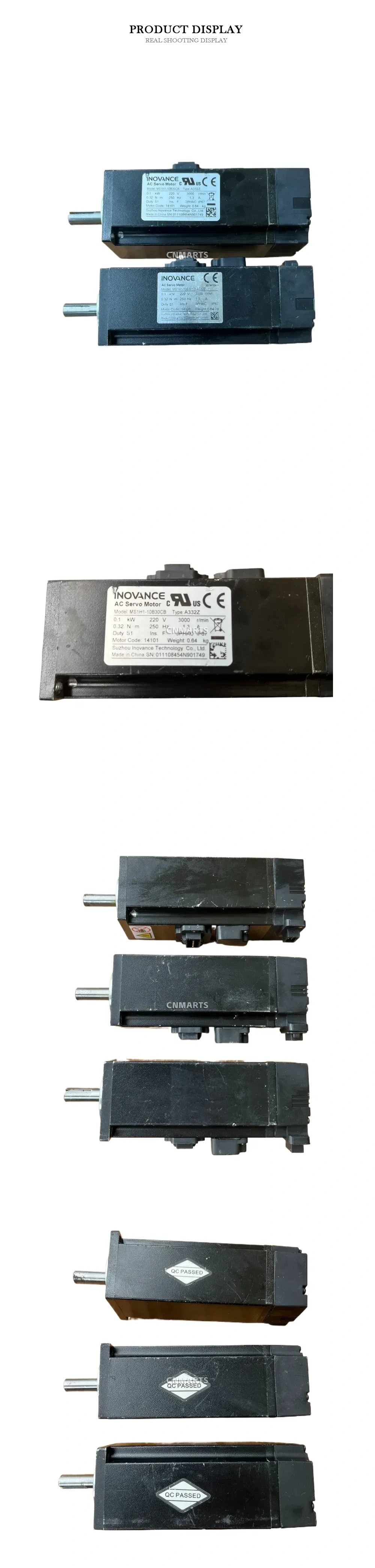 INOVANCE MS1H1-10B30CB AC Servo Motor Description