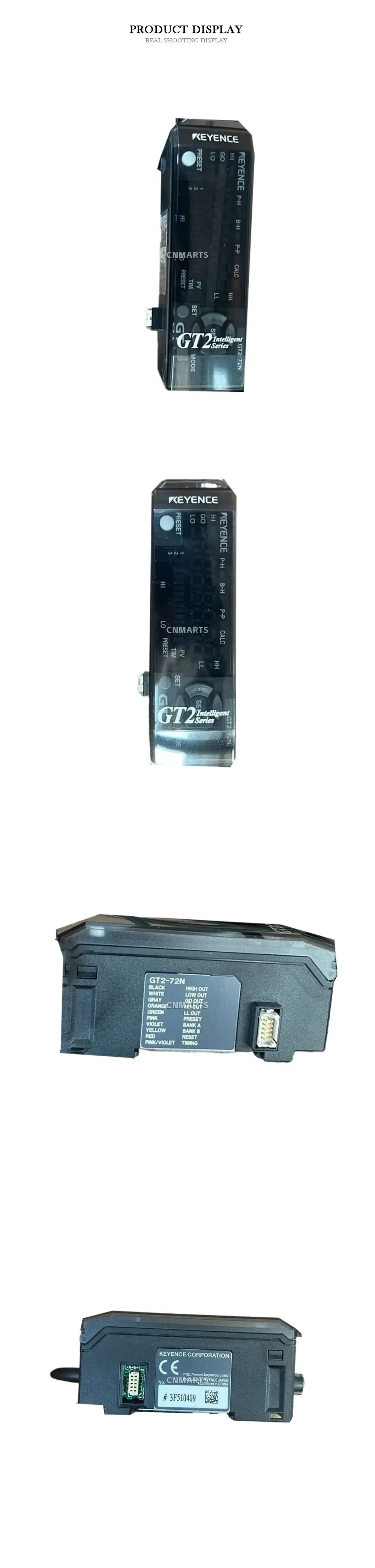 KEYENCE GT2-72N Digital Micrometer Amplifier Unit Description