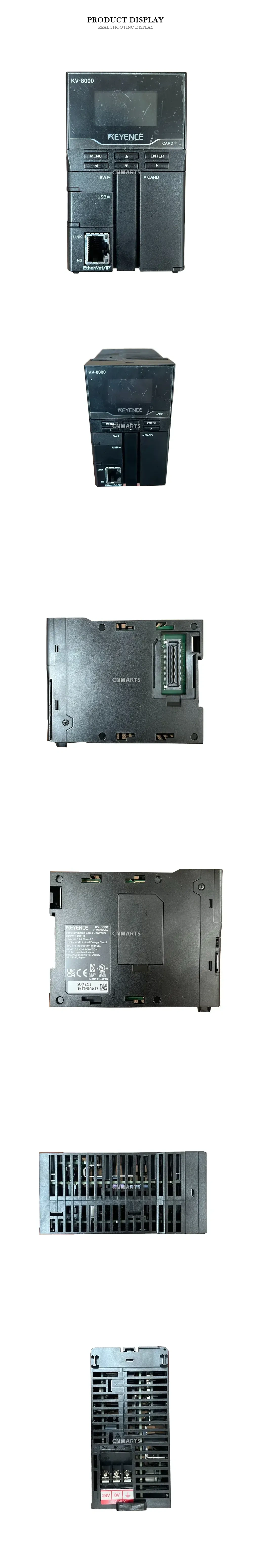 KEYENCE KV-8000 Programmable Logic Controller (PLC) CPU Module Description