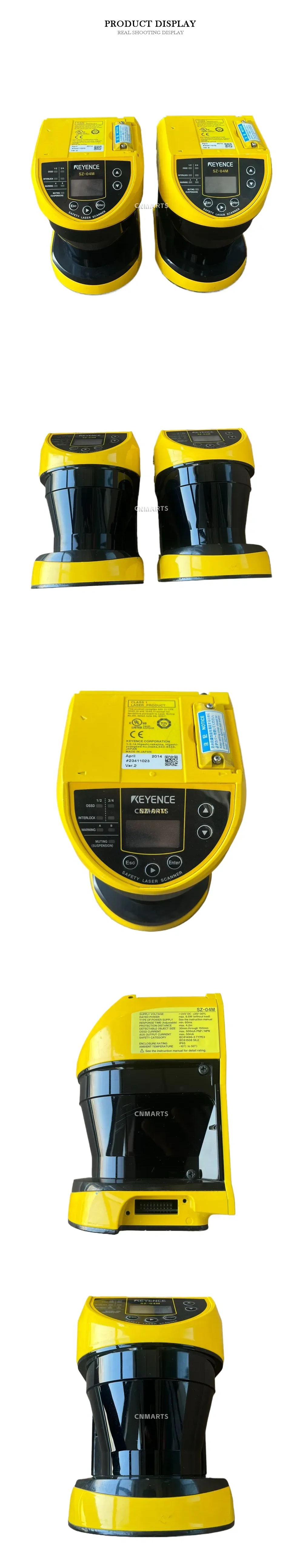 KEYENCE SZ-04M Safety Laser Scanner Description