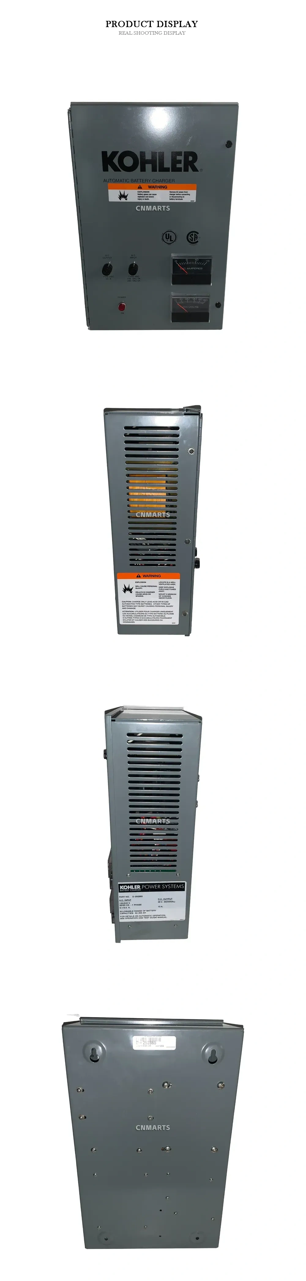KOHLER D-292865 Automatic Battery Charger Description