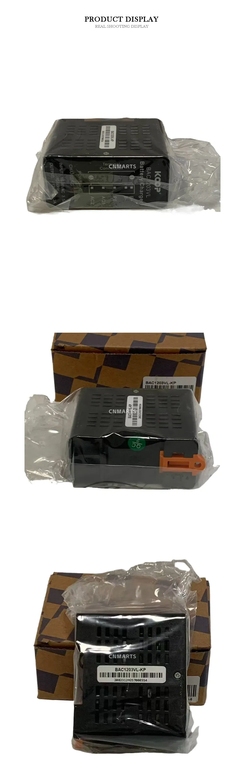KOOP BAC1203VL-KP Battery Charger Description