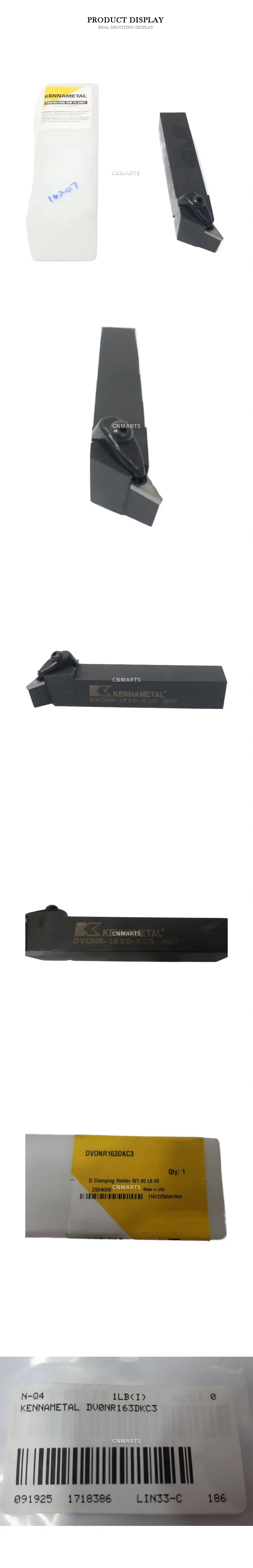 Kennametal DVONR-163D-KC3 Turning Tool Holder Description