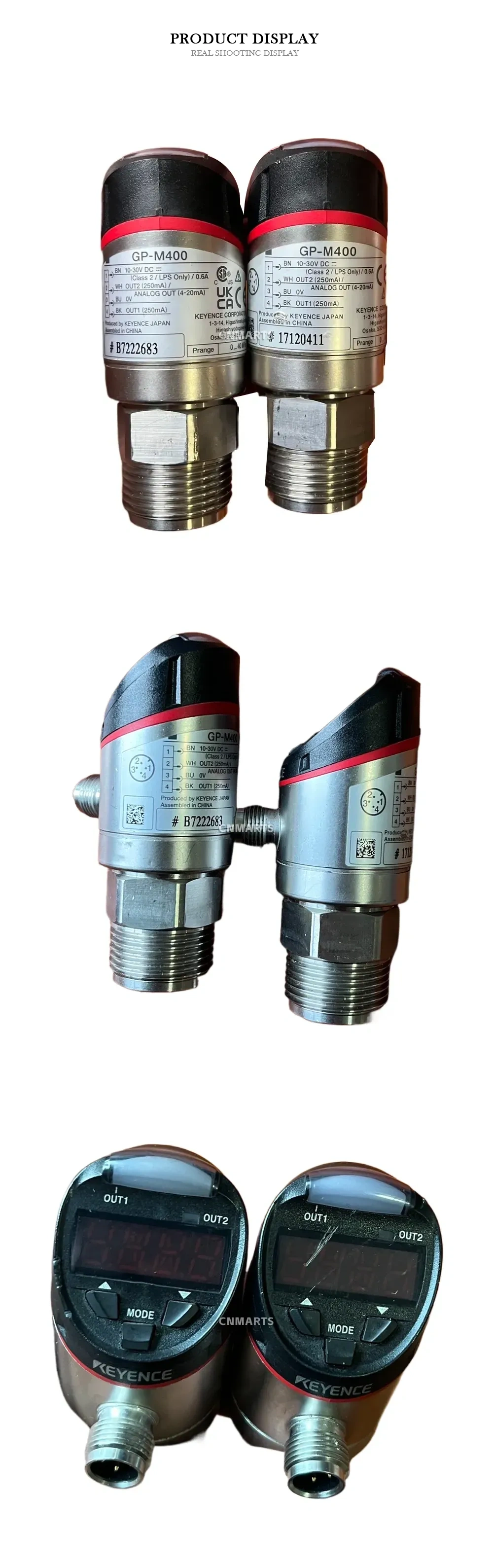 Keyence GP-M400 Digital Pressure Sensor Description