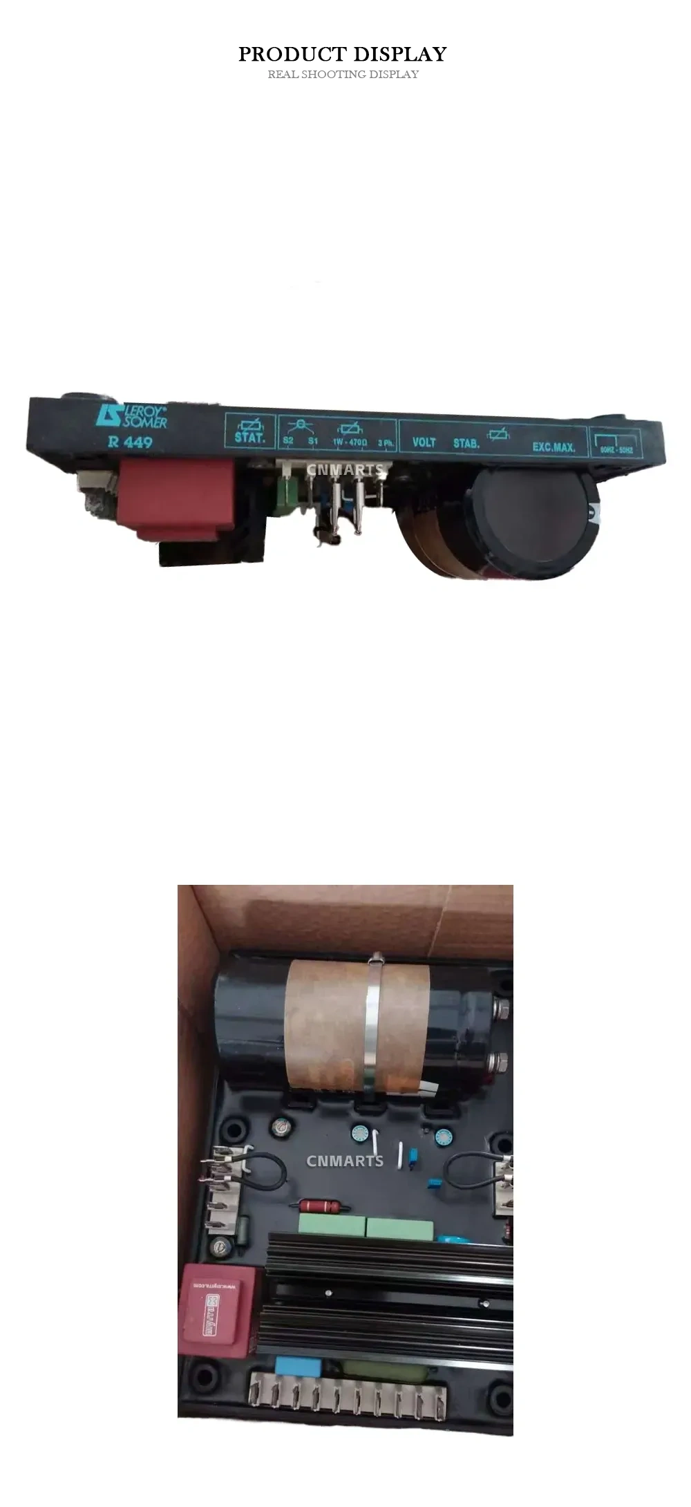 Leroy Somer R449 Automatic Voltage Regulator Description