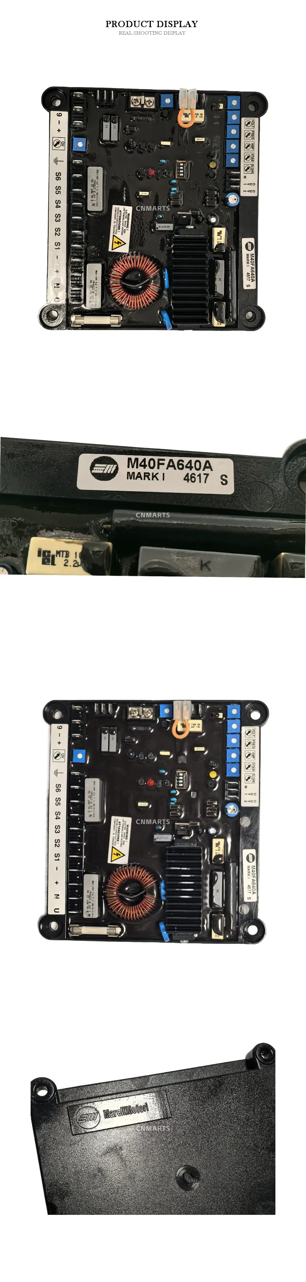 Marelli Motori M40FA640A Automatic Voltage Regulator (AVR) Description