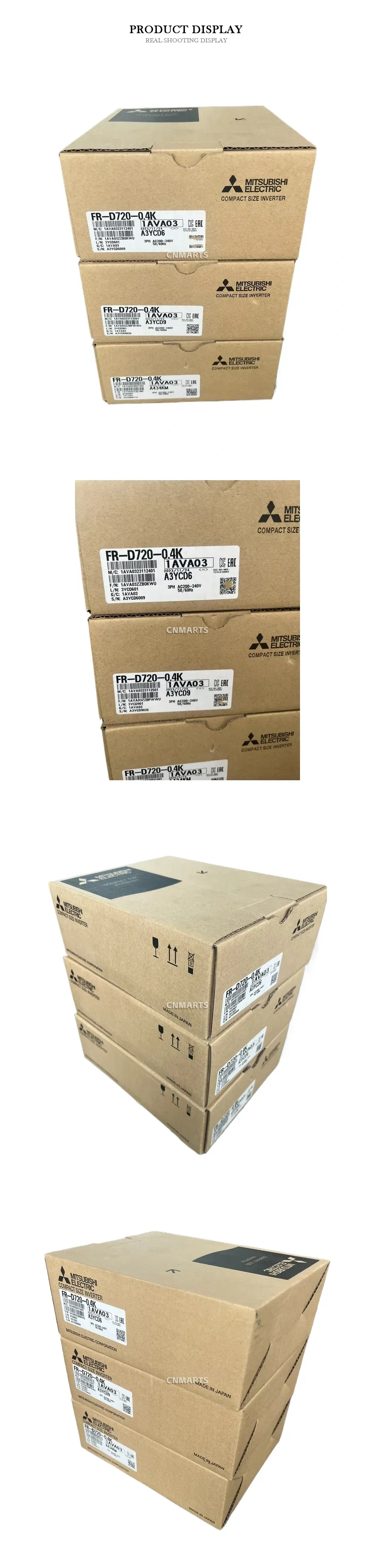 Mitsubishi Electric FR-D720-0.4K Compact Size Inverter Description