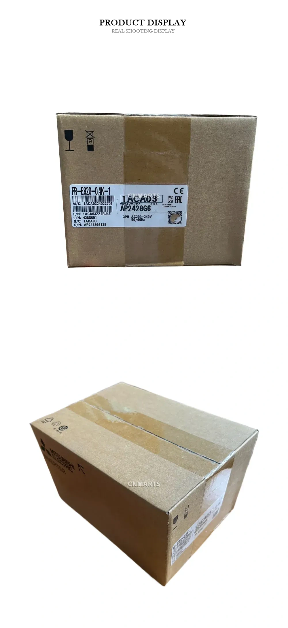 Mitsubishi Electric FR-E820-0.4K-1 Inverter Description