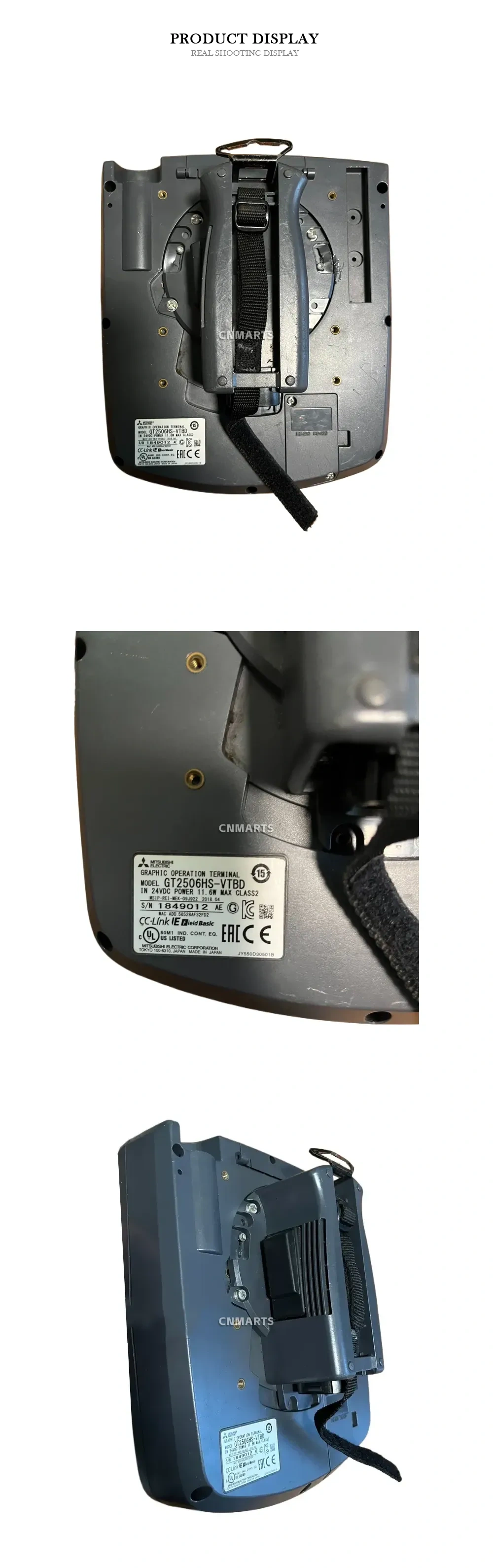 Mitsubishi Electric GT2506HS-VTBD Graphic Operation Terminal (HMI) Description