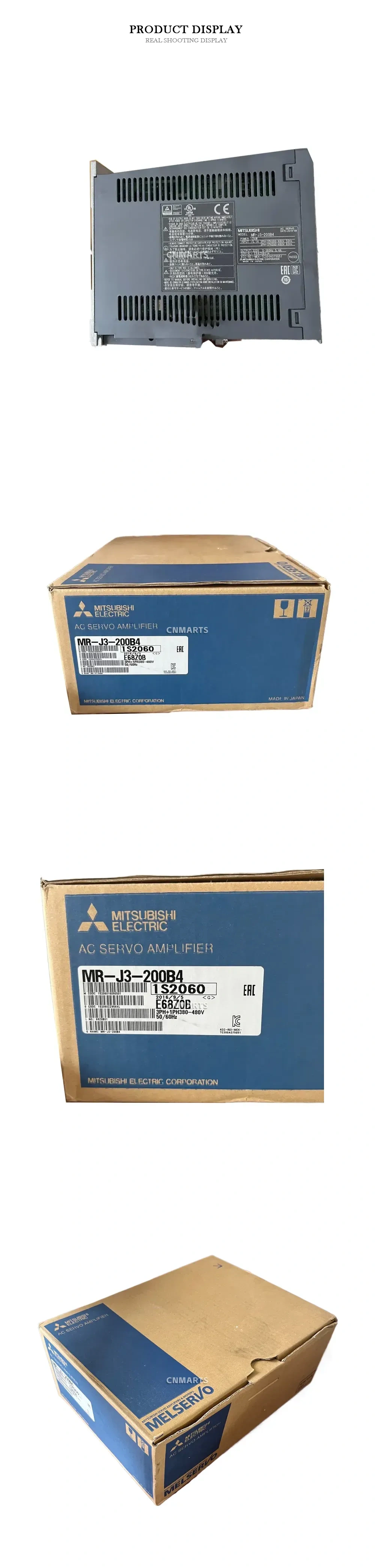 Mitsubishi Electric MR-J3-200B4 AC Servo Amplifier Description