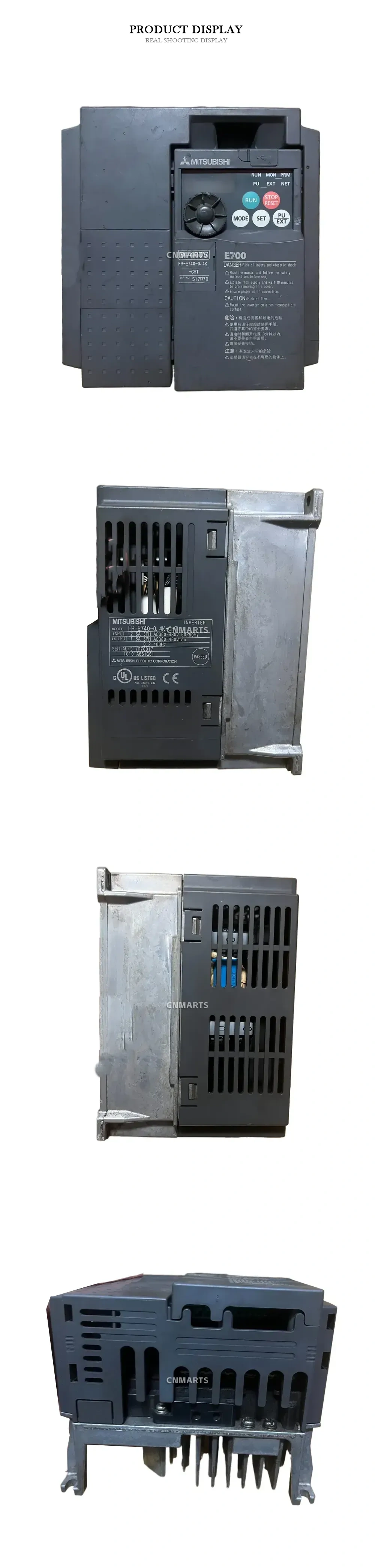 Mitsubishi FR-E740-0.4K-CHT Inverter Description