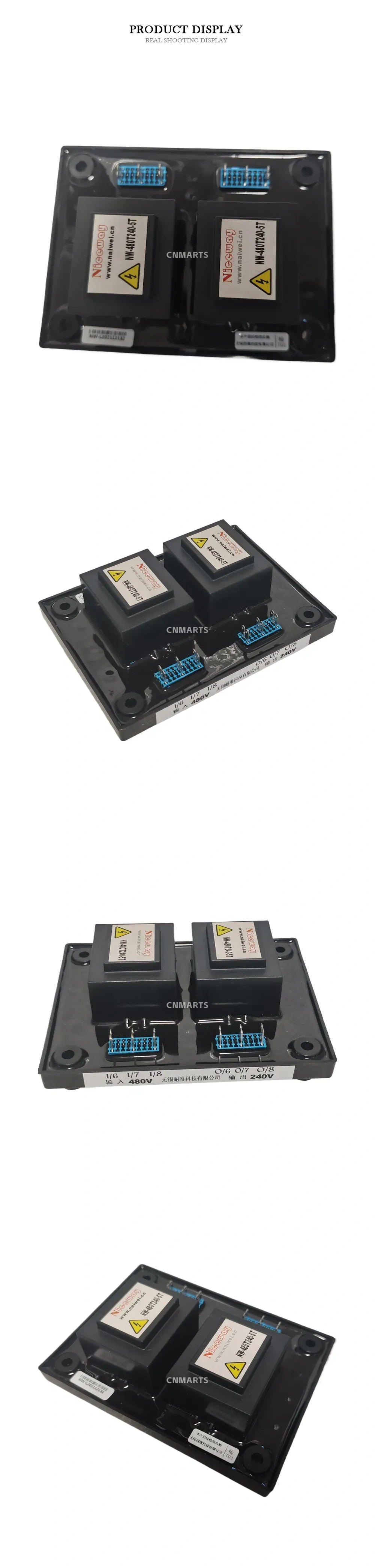Niceway NW-480T240-5T Control Transformer Assembly Description