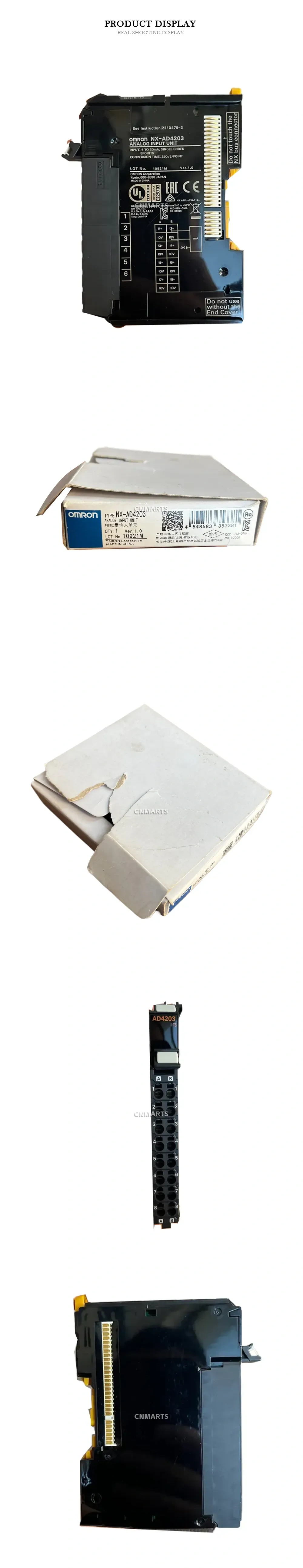 OMRON NX-AD4203 Analog Input Unit Description