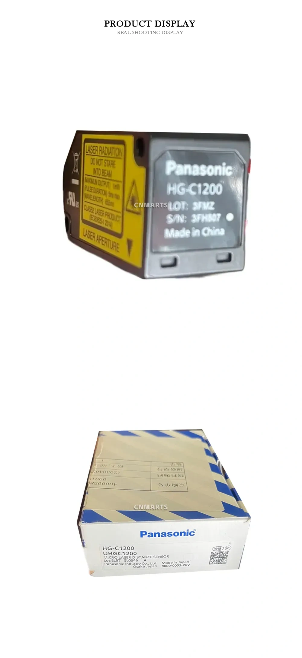 Panasonic HG-C1200 Laser Displacement Sensor Description