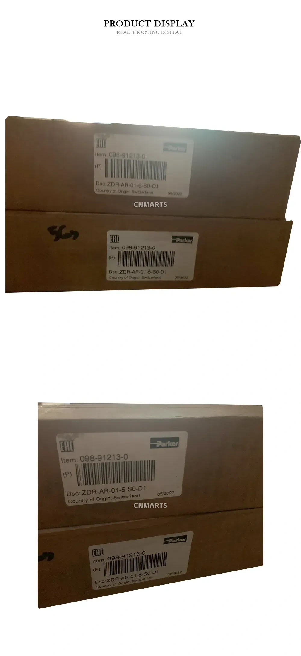Parker 098-91213-0 Hydraulic Pressure Reducing Valve Description