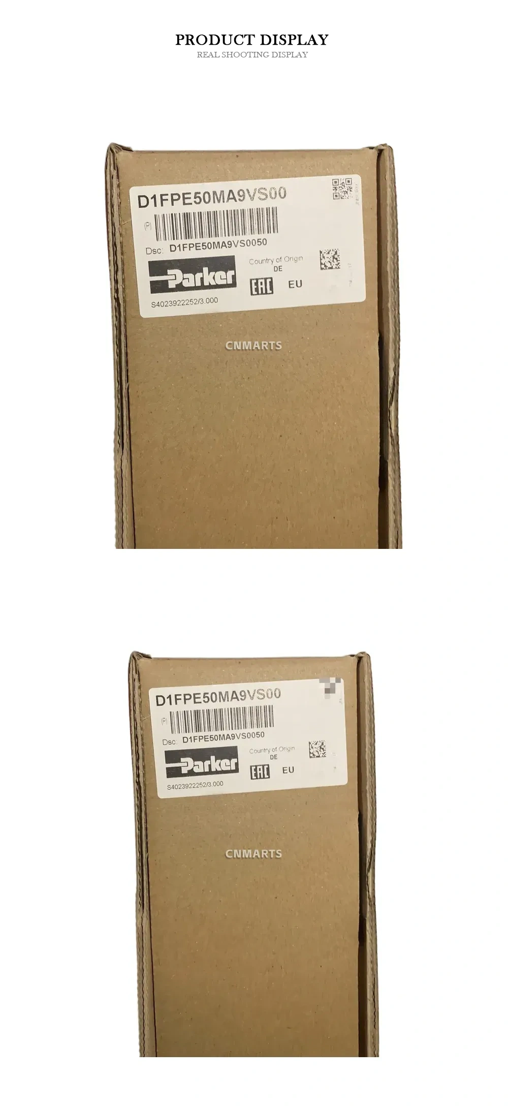 Parker D1FPE50MA9VS00 Proportional Directional Control Valve Description