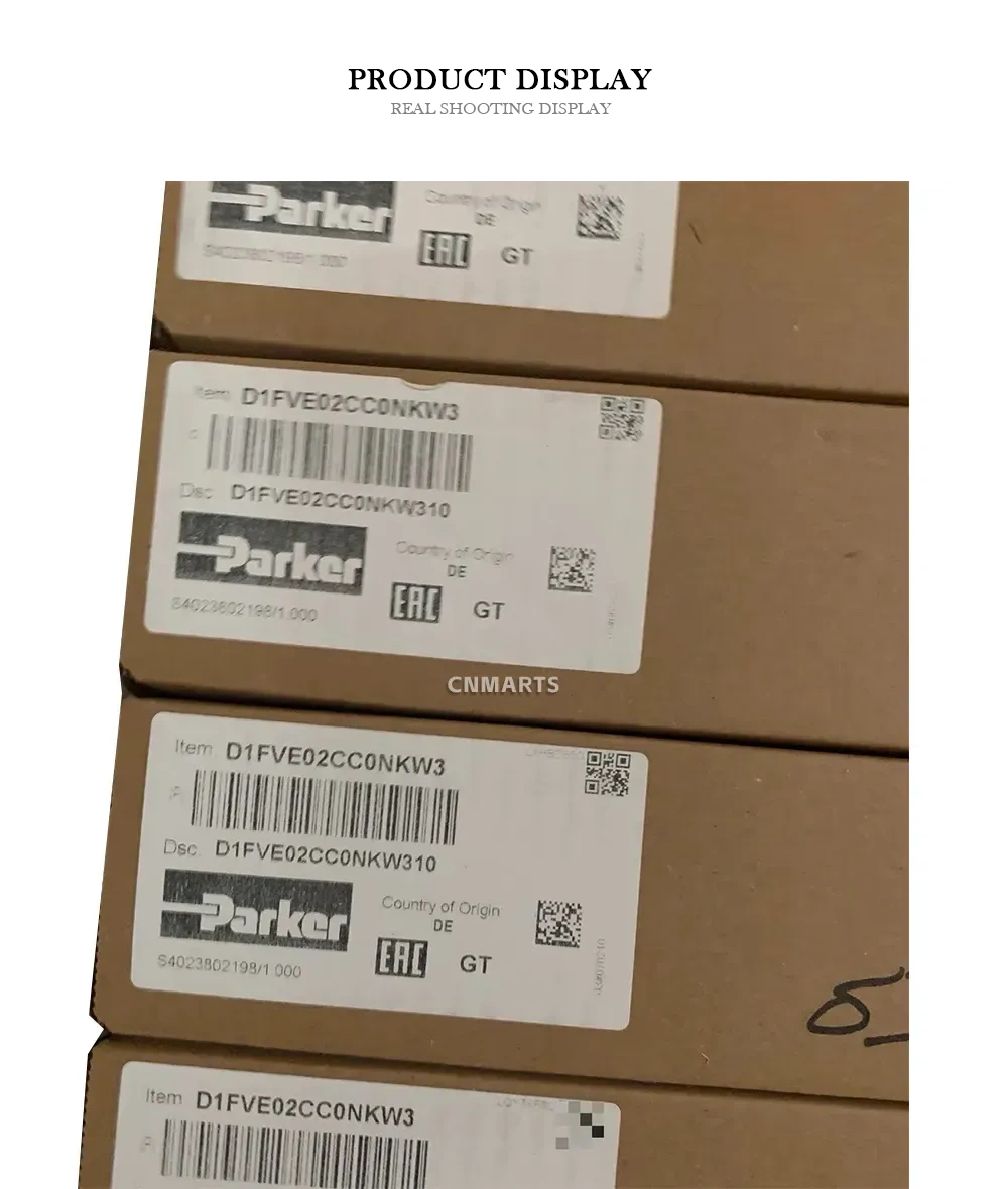 Parker D1FVE02CC0NKW310 Proportional Directional Control Valve Description