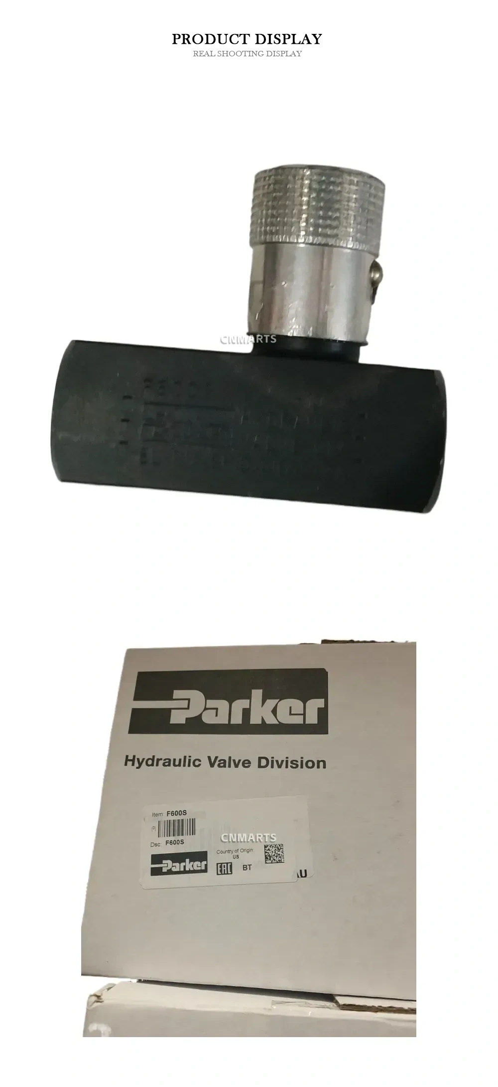 Parker F600S Solenoid Coil Description