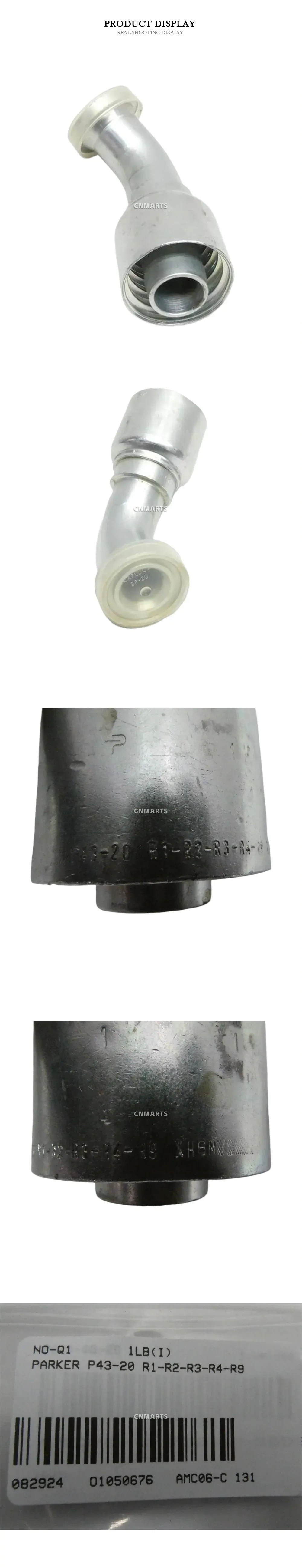 Parker P43-20 Hydraulic Elbow Fitting Description