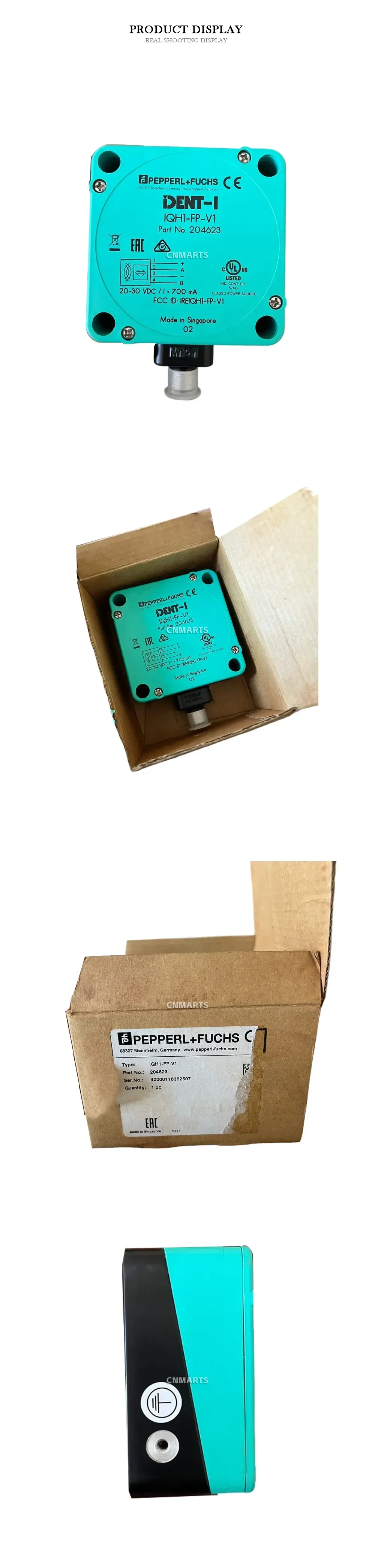 Pepperl+Fuchs IQH1-FP-V1 RFID Read/Write Head Description