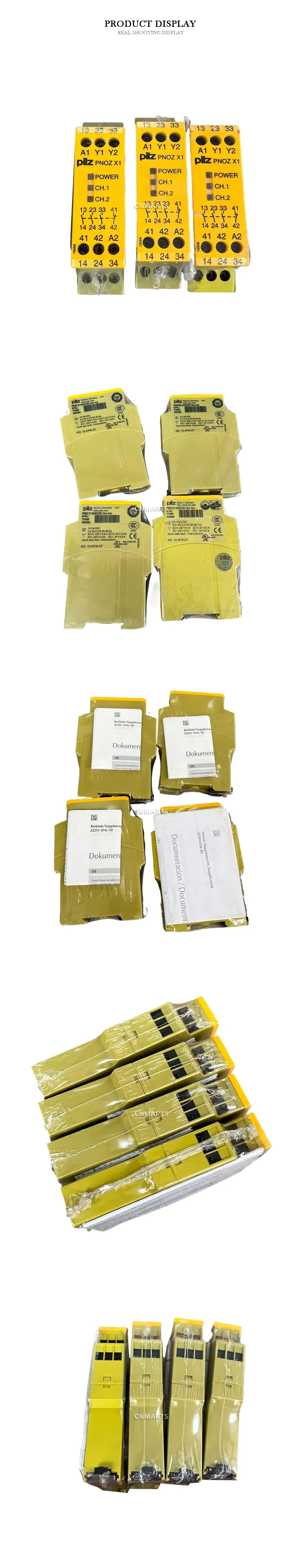 Pilz PNOZ X1 24VAC/DC 3n/o 1n/c Safety Relay Description