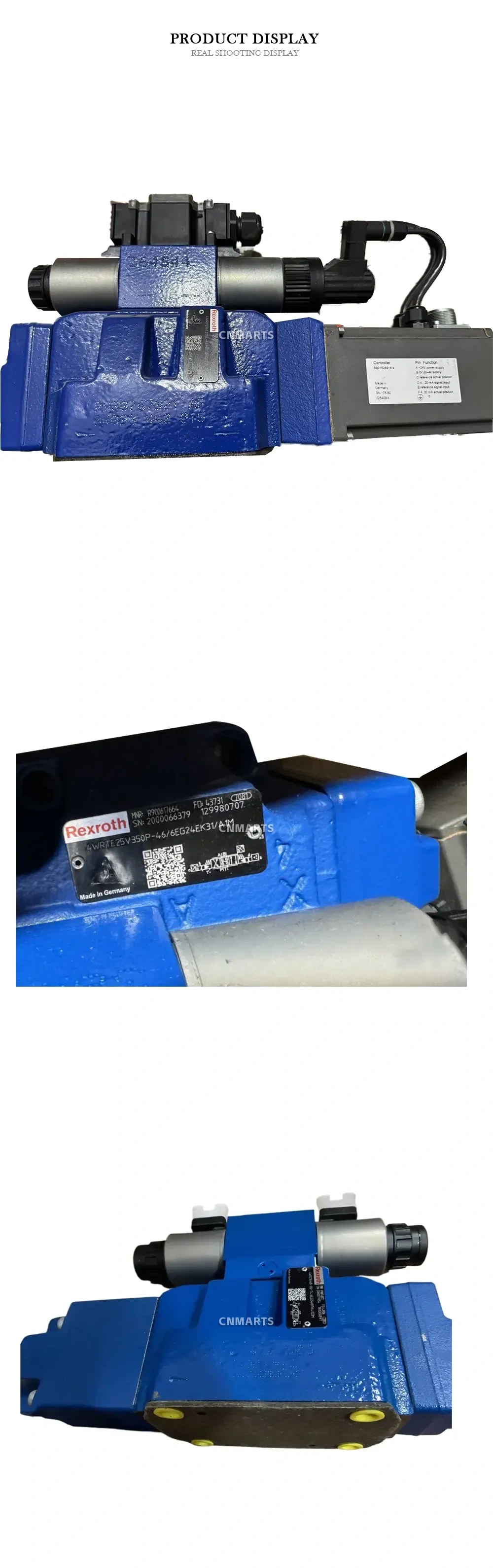 Rexroth 4WRTE25V350P-46/6EG24EK31/A1M Hydraulic Proportional Directional Control Valve Description