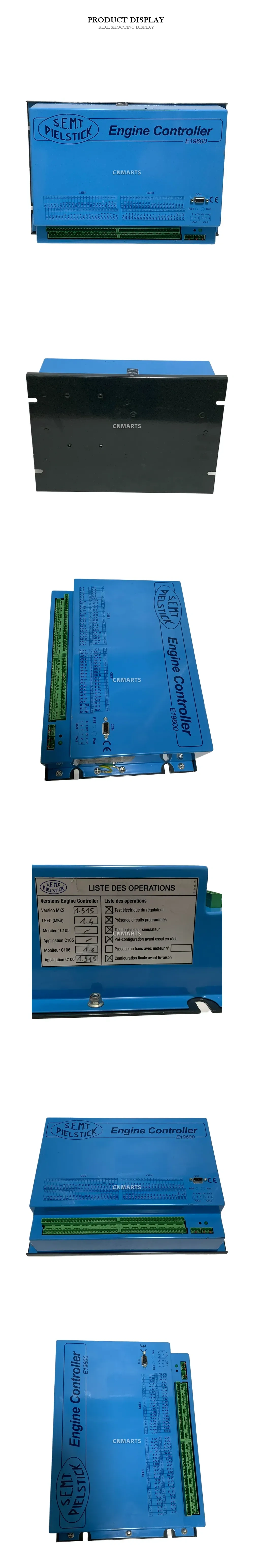 S.E.M.T. PIELSTICK E19600 Engine Controller Description