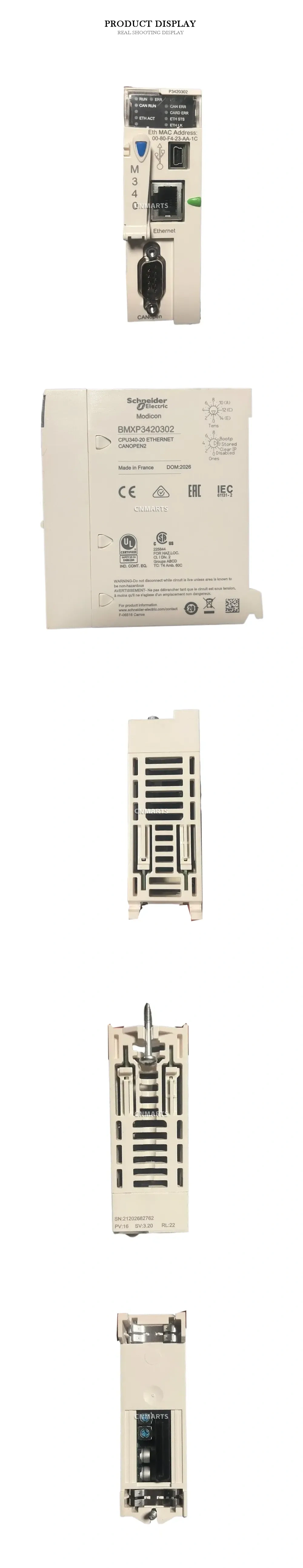 Schneider Electric BMXP3420302 PLC CPU Module Description