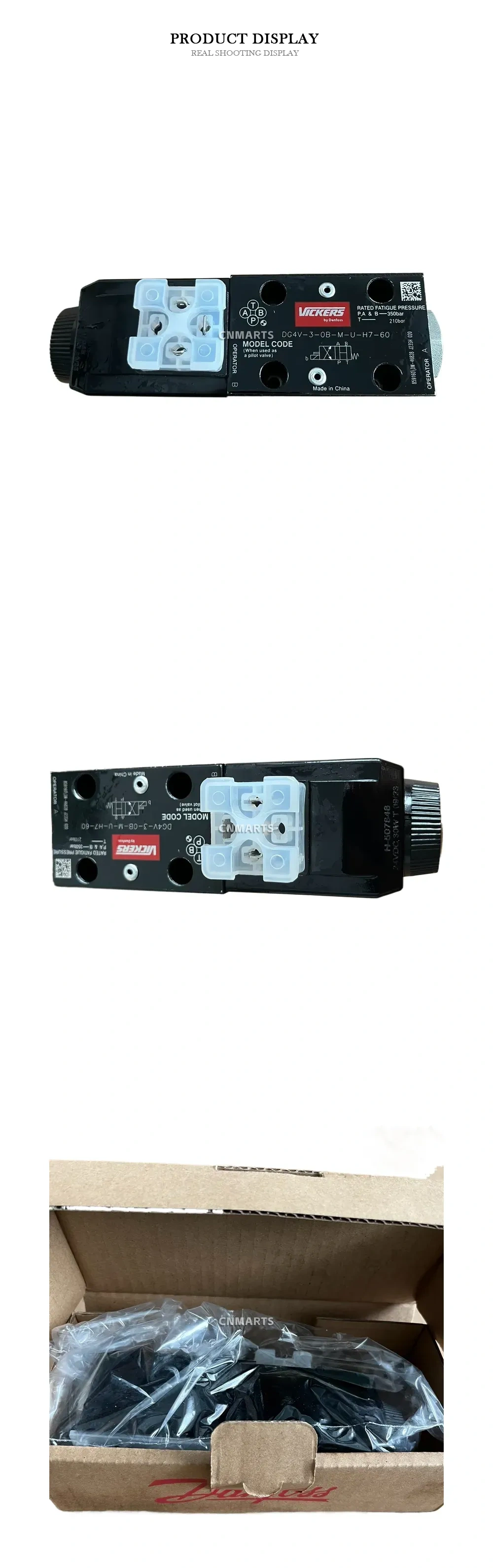 Vickers DG4V-3-0B-M-U-H7-60 Hydraulic Directional Control Valve Description