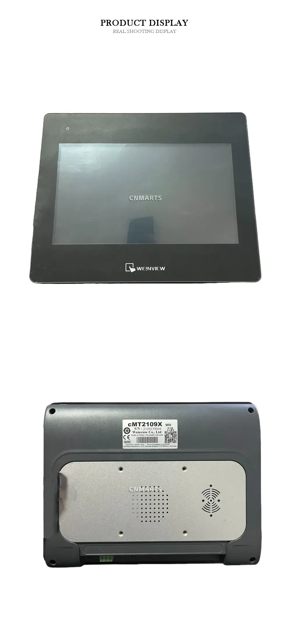 Weinview cMT2109X HMI Panel Description