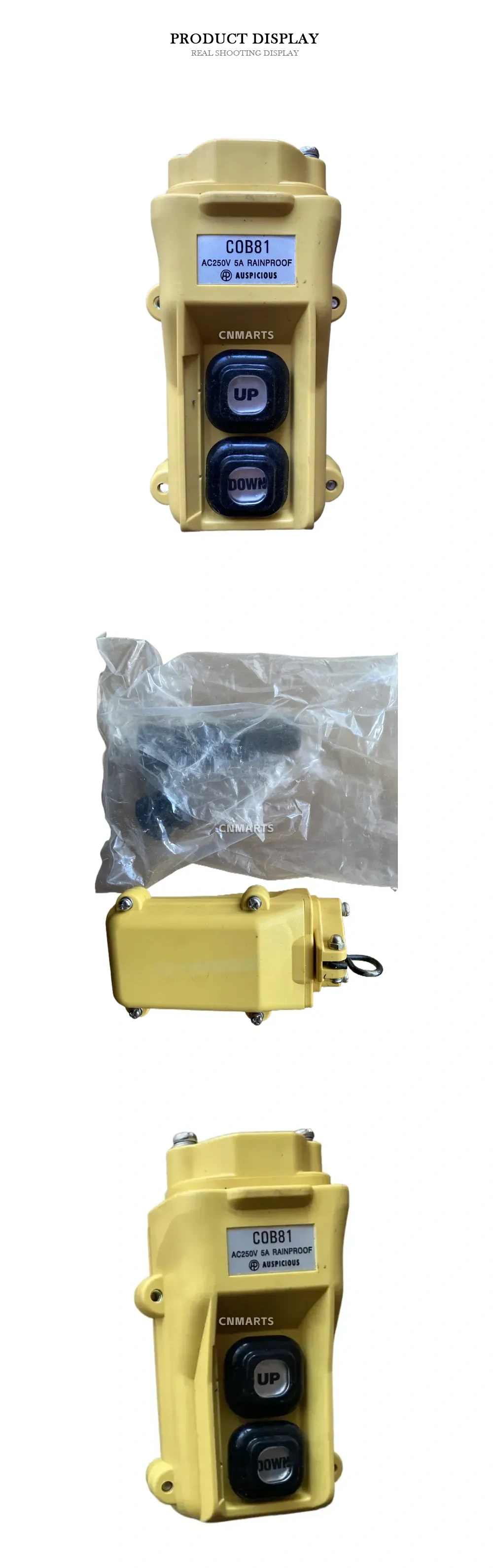 AUSPICIOUS COB81 Crane Pendant Control Switch (Push Button Station) Description