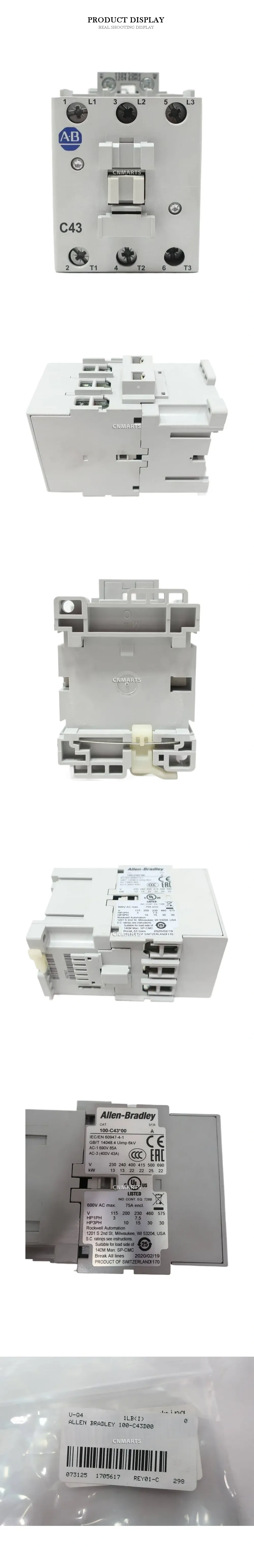 Allen-Bradley 100-C43D00 IEC Contactor Description