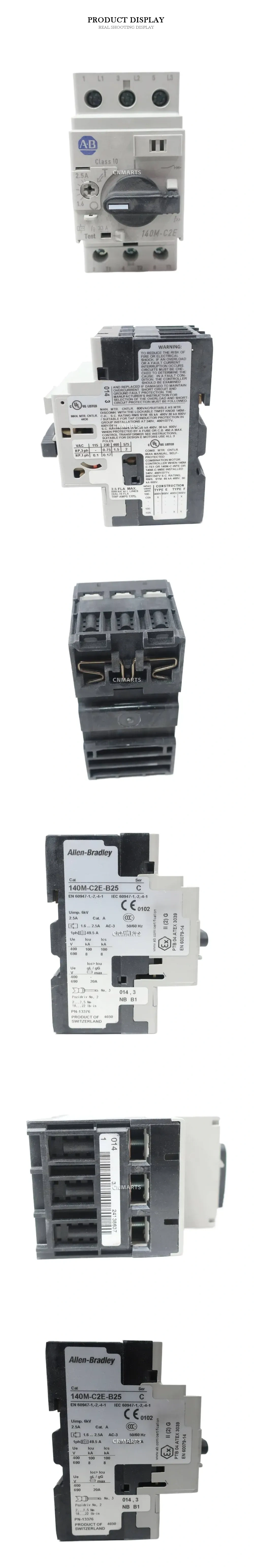 Allen-Bradley 140M-C2E-B25 Manual Motor Controller Description
