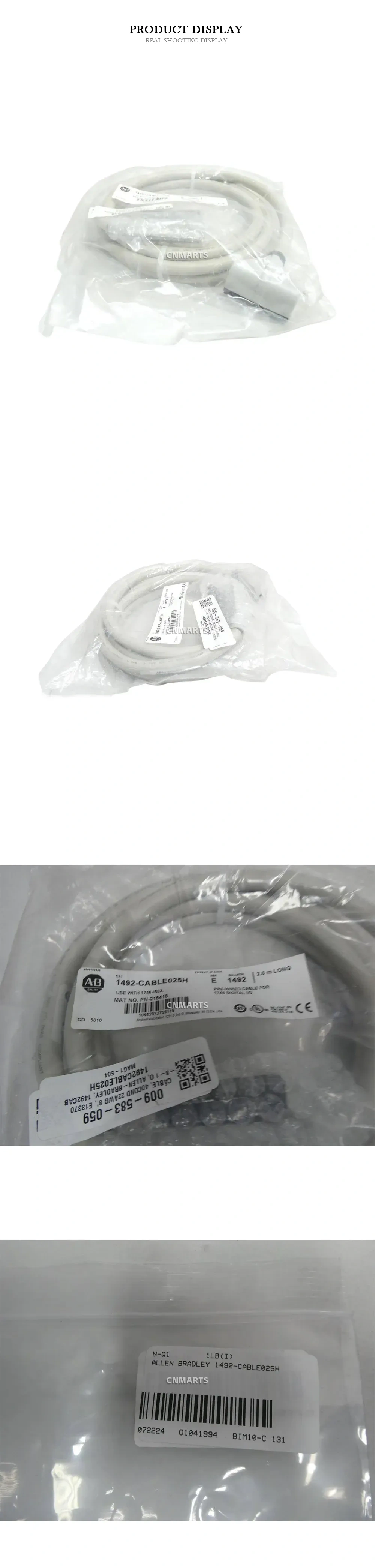 Allen-Bradley 1492-CABLE025H Pre-wired Cable Description