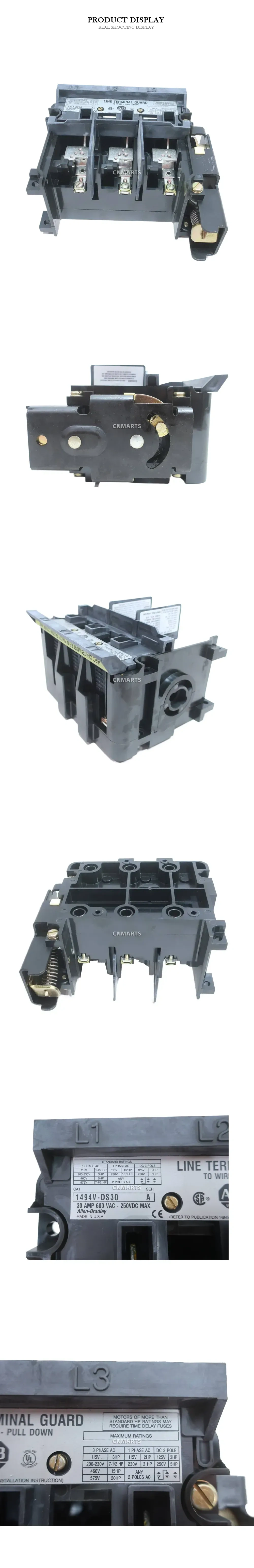 Allen-Bradley 1494V-DS30 Disconnect Switch Description