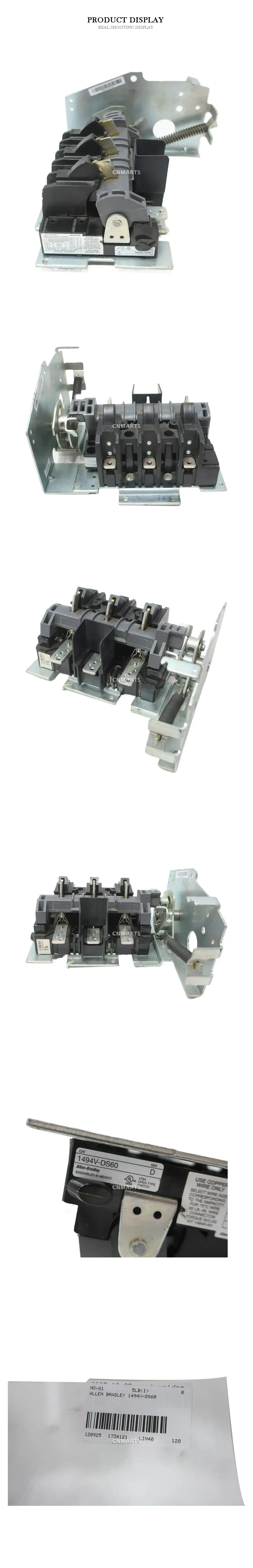 Allen-Bradley 1494V-DS60 Heavy Duty Safety Switch Description
