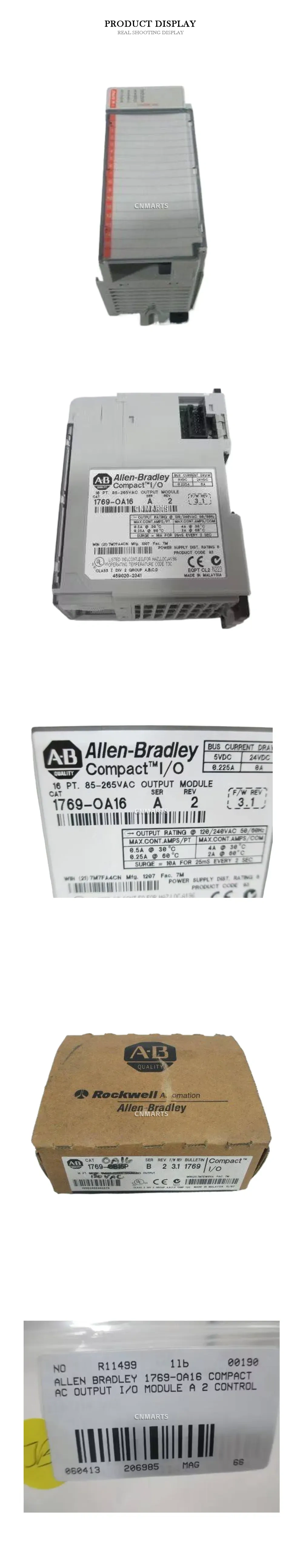 Allen-Bradley 1769-OA16 Compact I/O Output Module Description